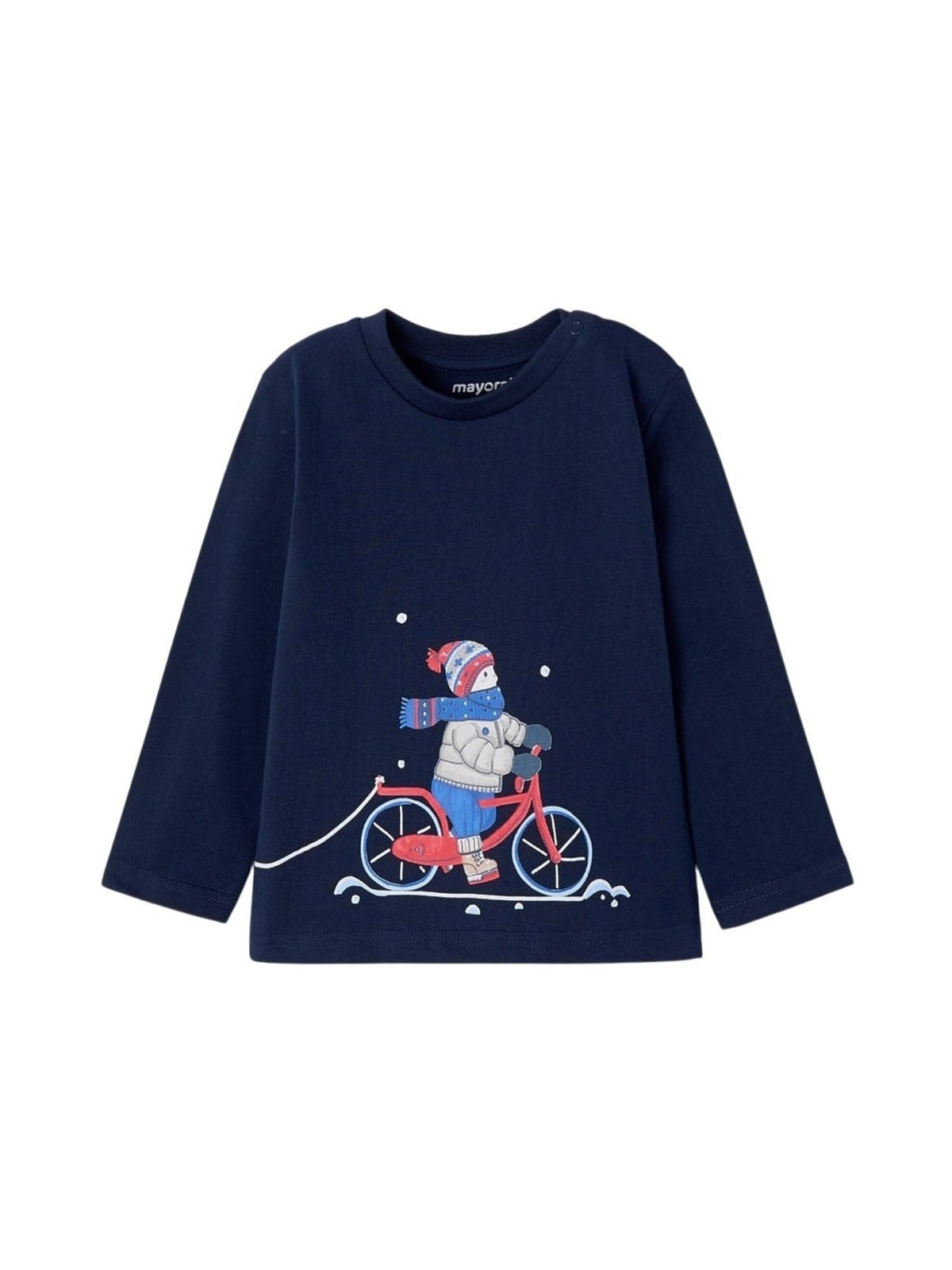 Camisola "snow bike" Azul escur (Marinho)  para Bebé Menino - Mayoral