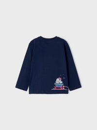Camisola "snow bike" Azul escur (Marinho)  para Bebé Menino - Mayoral