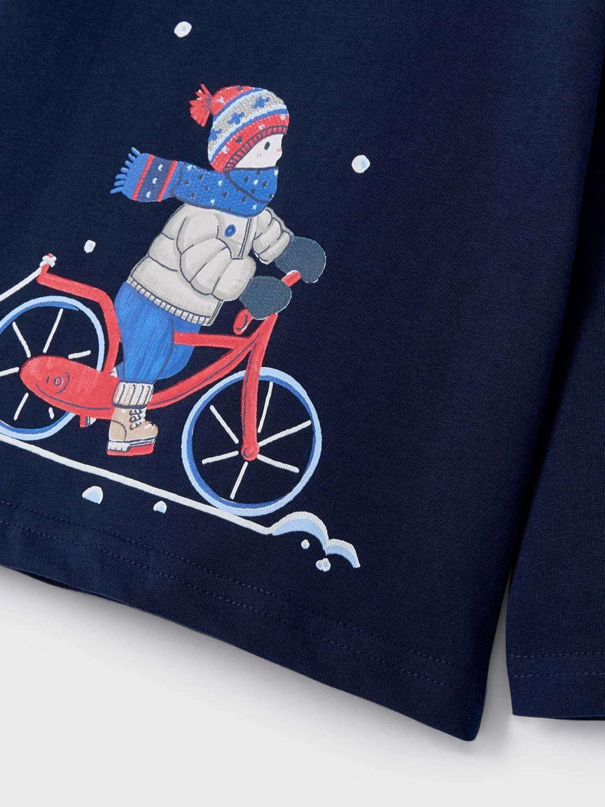 Camisola "snow bike" Azul escur (Marinho)  para Bebé Menino - Mayoral