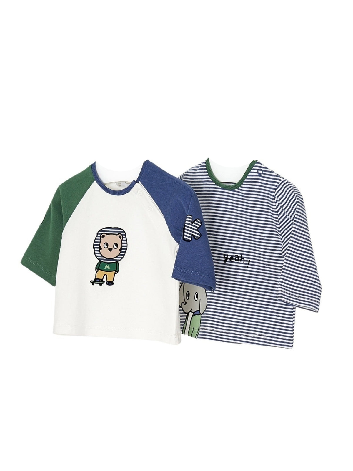 Pack 2 camisetas m/comp. Azul escur (Marinho)  para Bebé Menino - Mayoral
