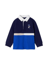Polo m/comp. combinado bebé Klein      (Azul)  para Bebé Menino - Mayoral