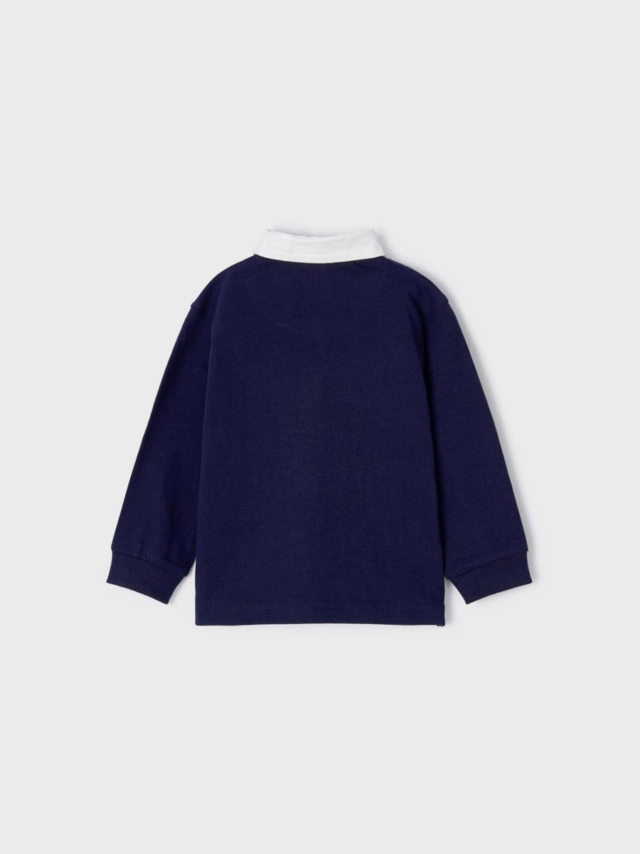 Polo m/comp. combinado bebé Klein      (Azul)  para Bebé Menino - Mayoral