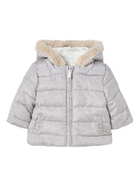 Blusão reversivel Crú        (Creme / Pérola)  para Bebé Menino - Mayoral