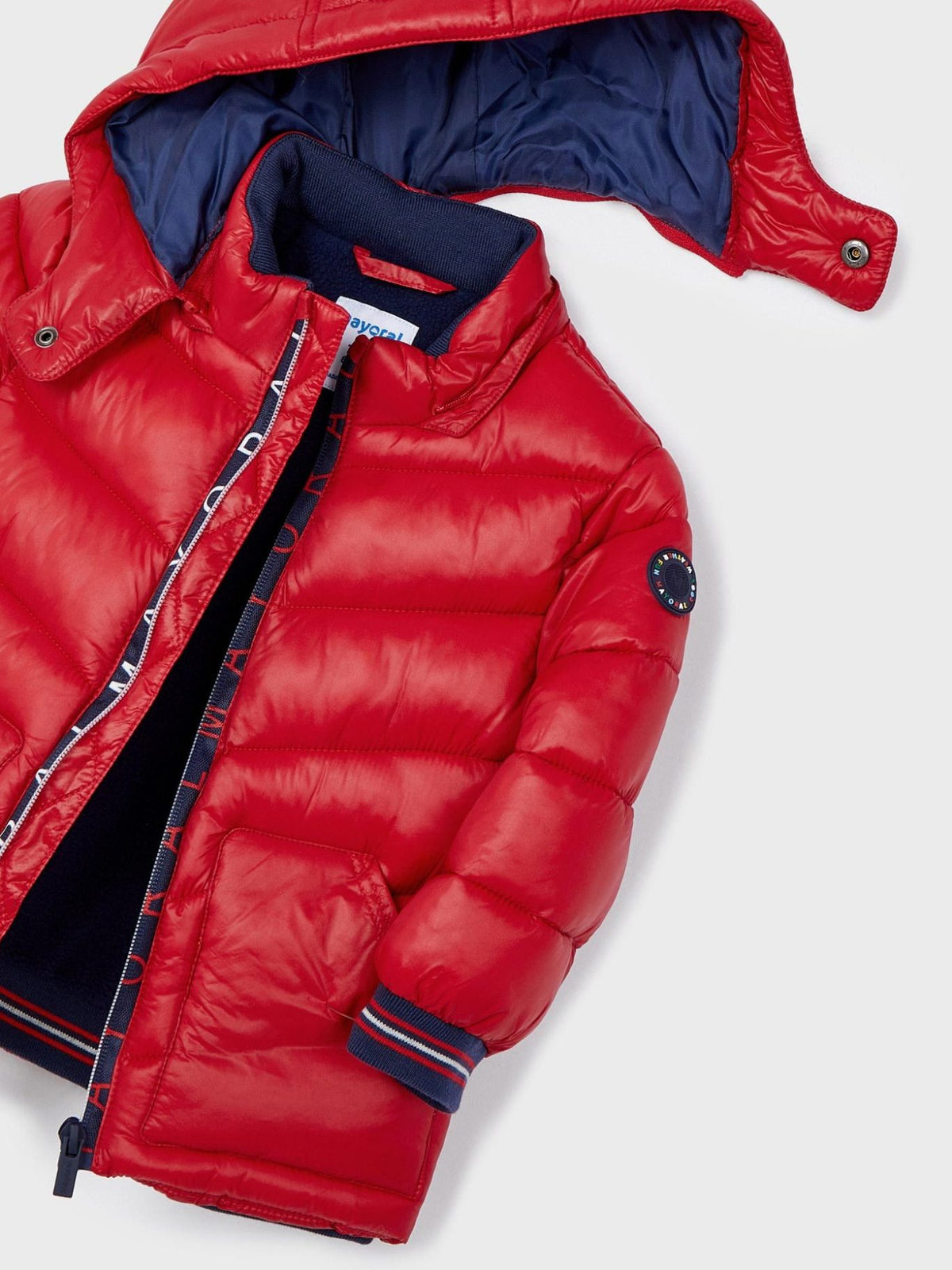 Blusão acolchoado detalhes Vermelho   (Vermelho)  para Bebé Menino - Mayoral