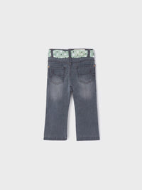 Calça ganga c/ remendos Cinza      (Cinza)  para Bebé Menina - Mayoral