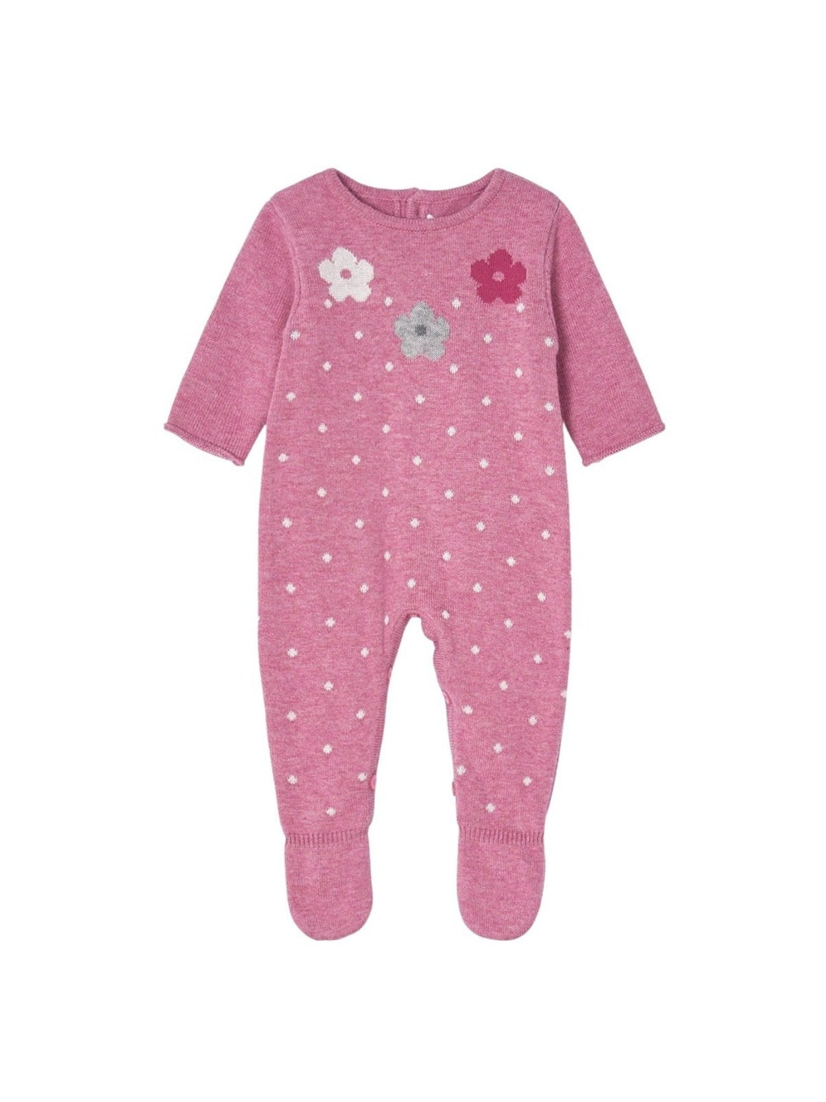 Fato bebé tricô Berry vig  (Vermelho Escuro)  para Bebé Menina - Mayoral