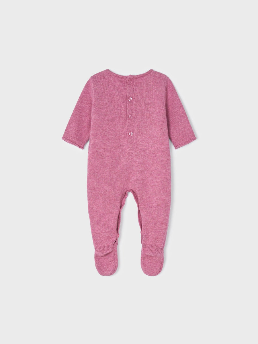 Fato bebé tricô Berry vig  (Vermelho Escuro)  para Bebé Menina - Mayoral