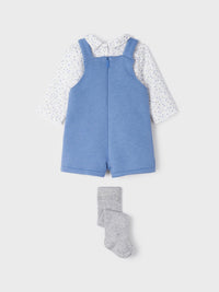 Conj. jard.camisa e meia calç Blue ice   (Azul)  para Bebé Menino - Mayoral