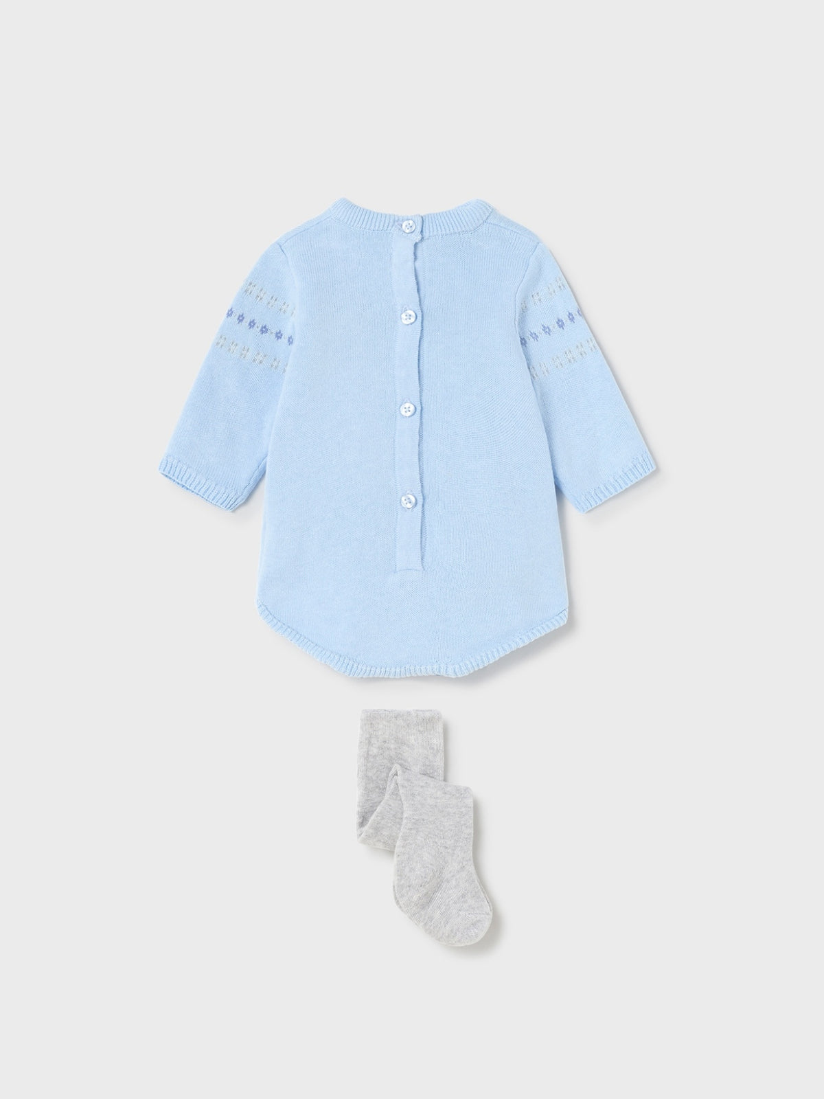Fato bebé tricô e meia calça Azul céu   (Azul)  para Bebé Menino - Mayoral