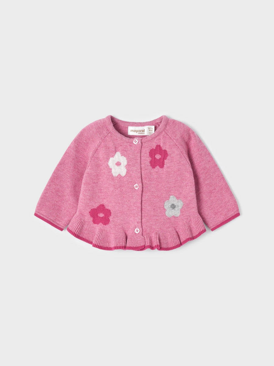 Conj. leggings tricot Berry vig  (Rosa)  para Bebé Menina - Mayoral