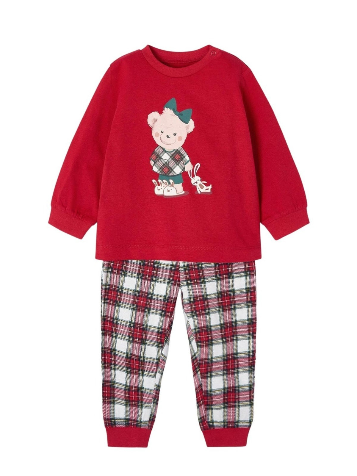 Pijama com bolsa Xadrez     (Xadrez)  para Bebé Menina - Mayoral