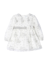 Vestido tule Crú        (Creme / Pérola)  para Bebé Menina - Mayoral