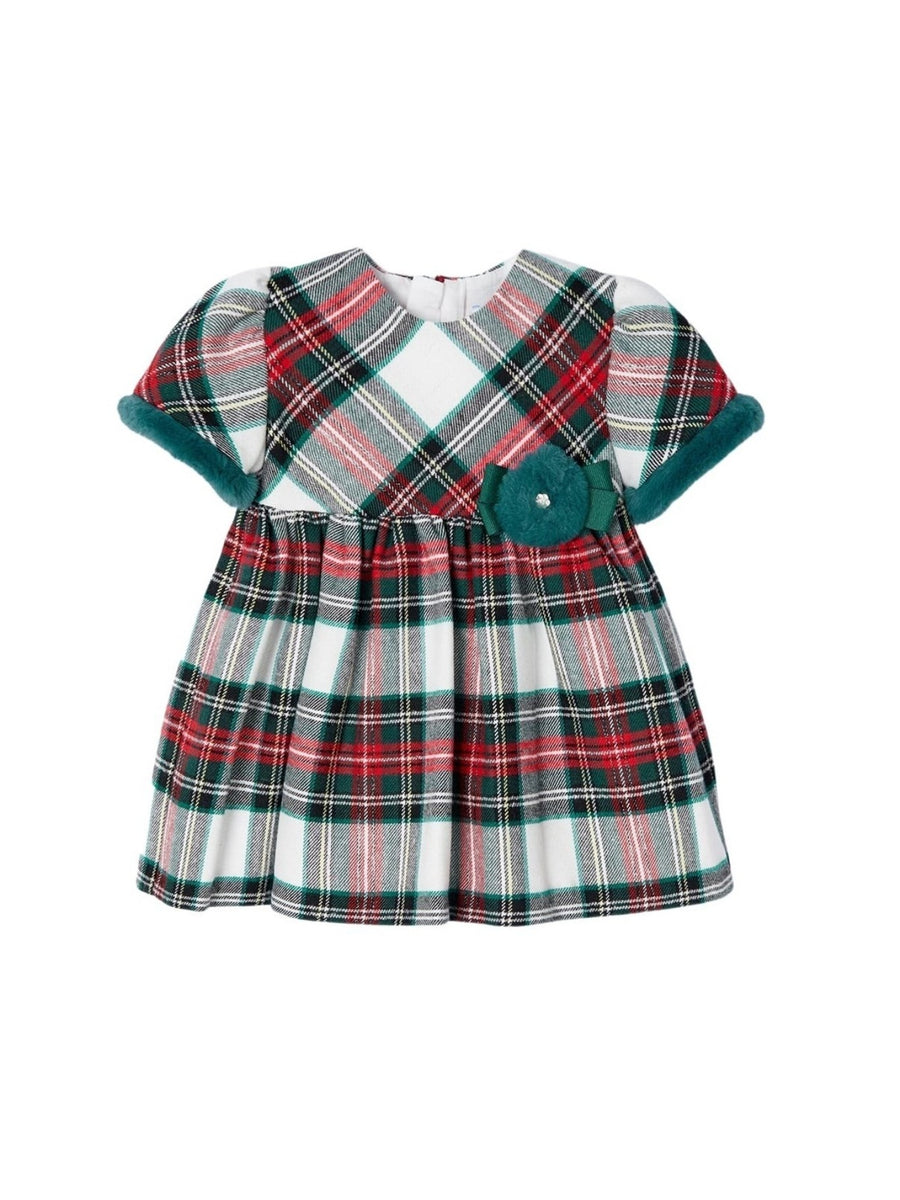 Vestido xadrez Vermelho   (Vermelho)  para Bebé Menina - Mayoral