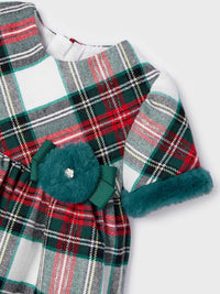 Vestido xadrez Vermelho   (Vermelho)  para Bebé Menina - Mayoral