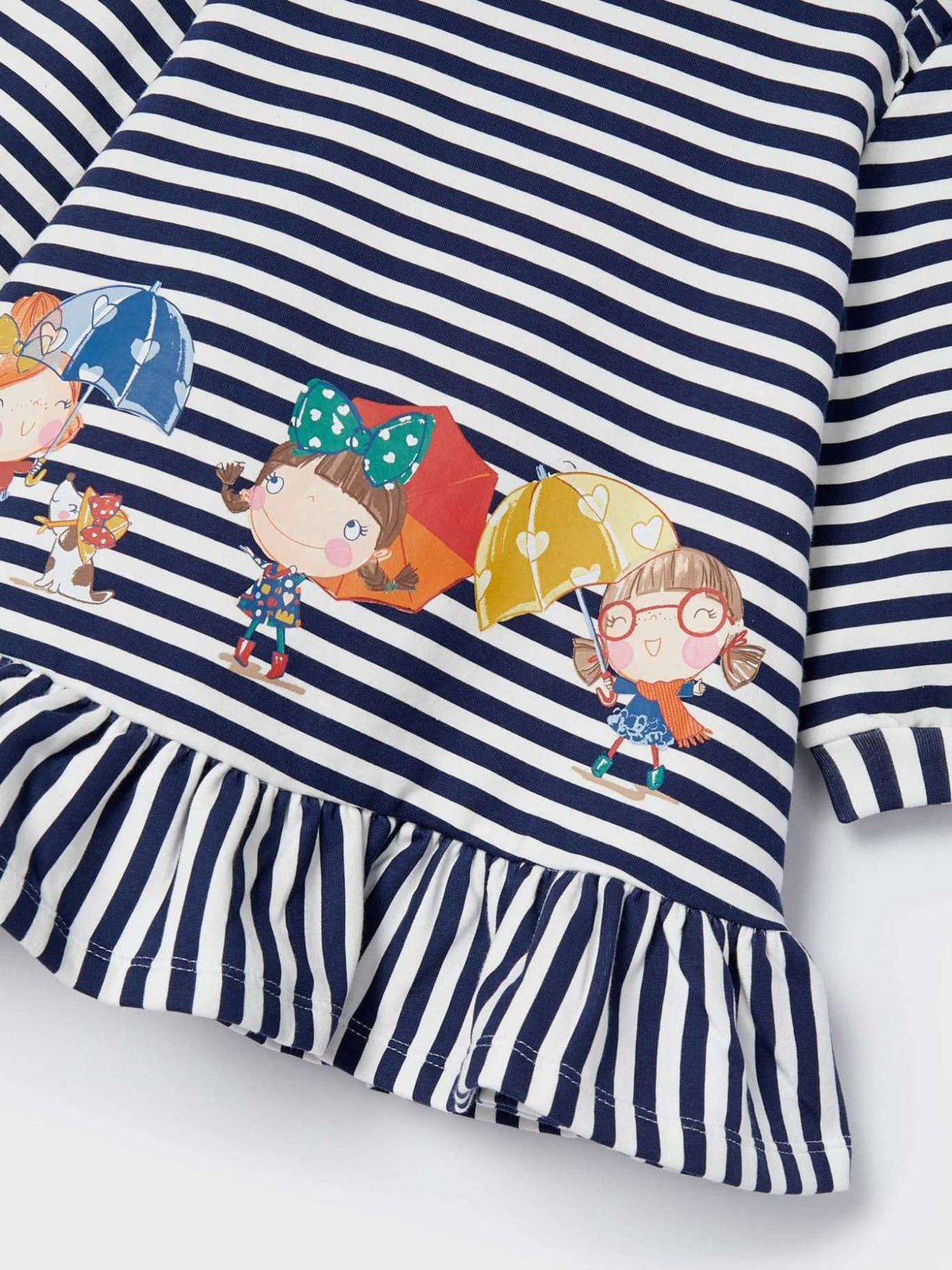 Vestido felpa Azul royal (Azul)  para Bebé Menina - Mayoral