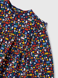 Vestido Azul royal (Azul)  para Bebé Menina - Mayoral
