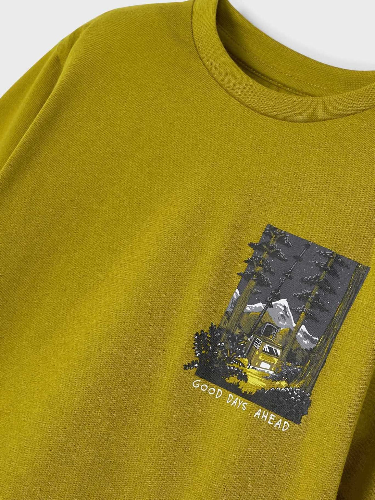 Camisola "good days ahead" Azeitona   (Azeitona)  para Menino - Mayoral
