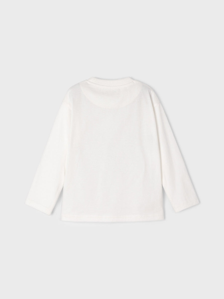 Camisola riscas posicionadas Nata-ouro  (Dourado)  para Menino - Mayoral