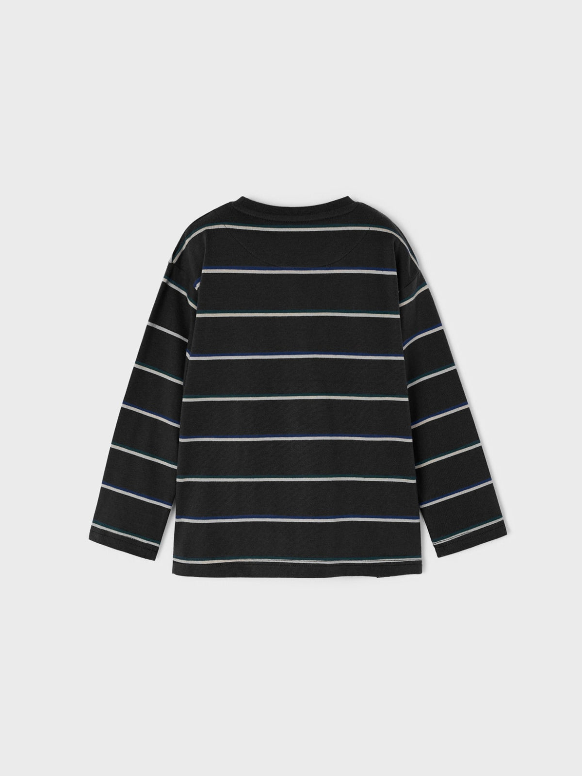 Camiseta riscas Marinho    (Cinza Escuro)  para Menino - Mayoral