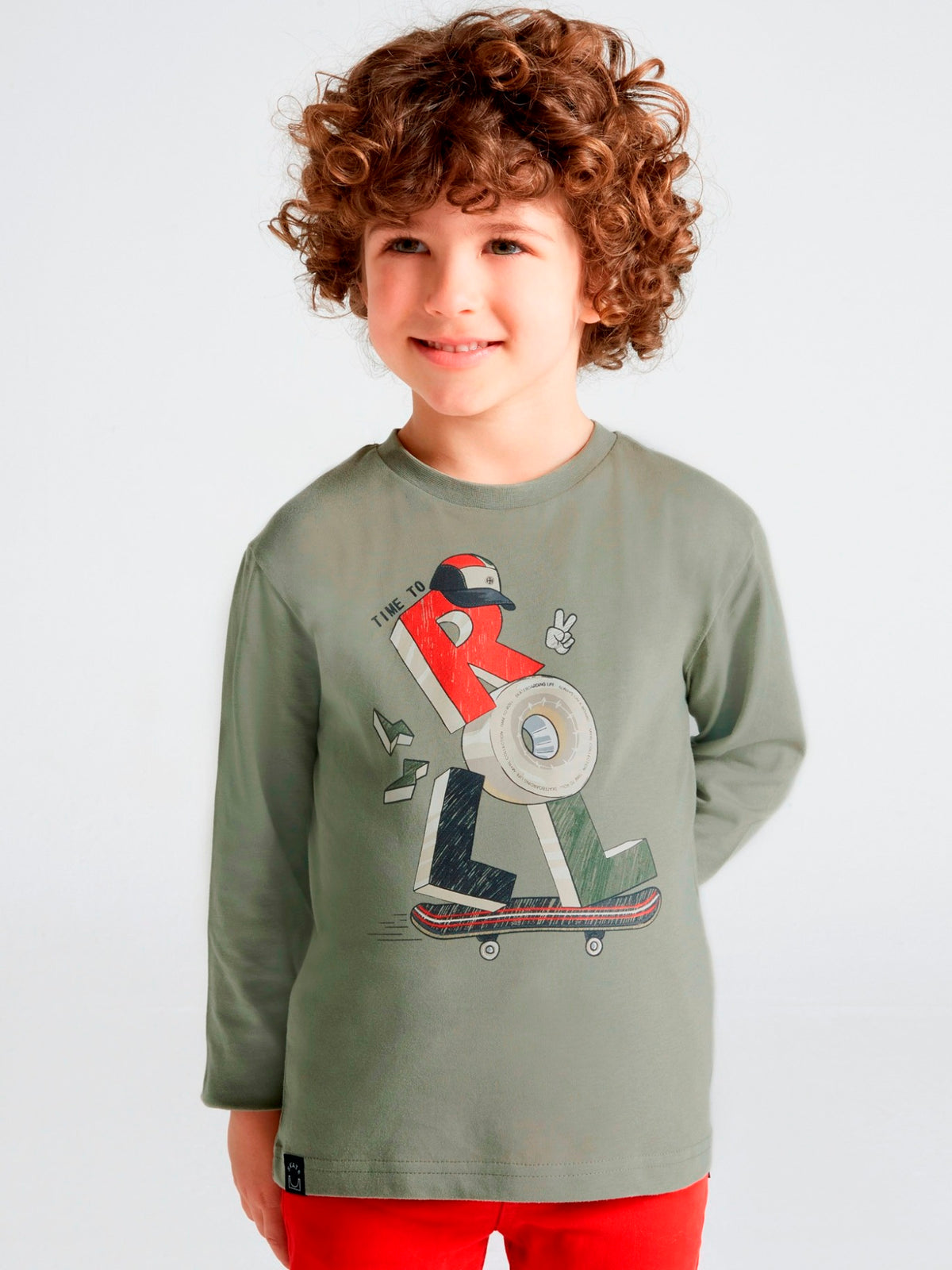 Camisola "roll" Tomilho    (Azeitona)  para Menino - Mayoral