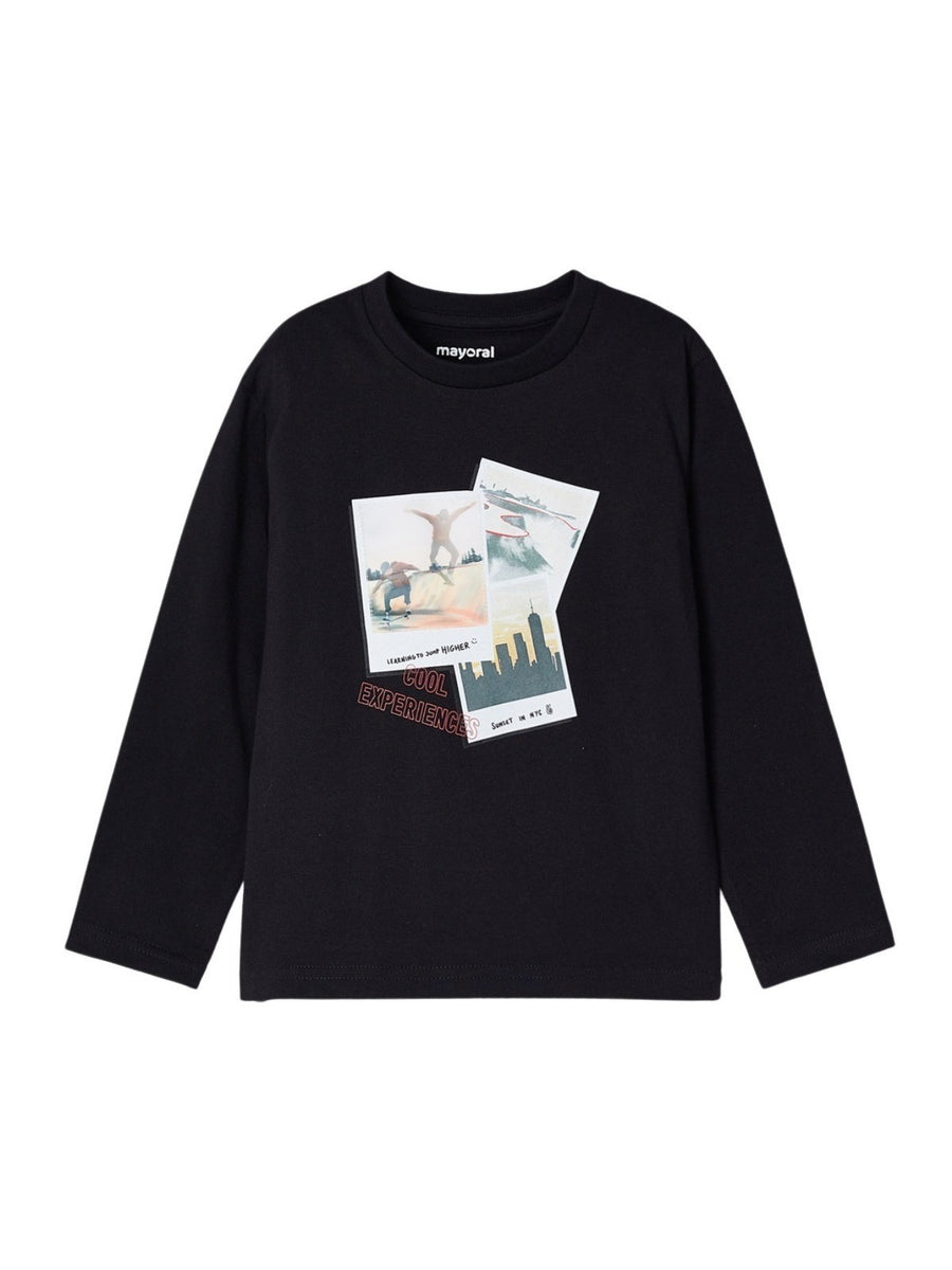 Camisola lenticular Preto      (Preto)  para Menino - Mayoral