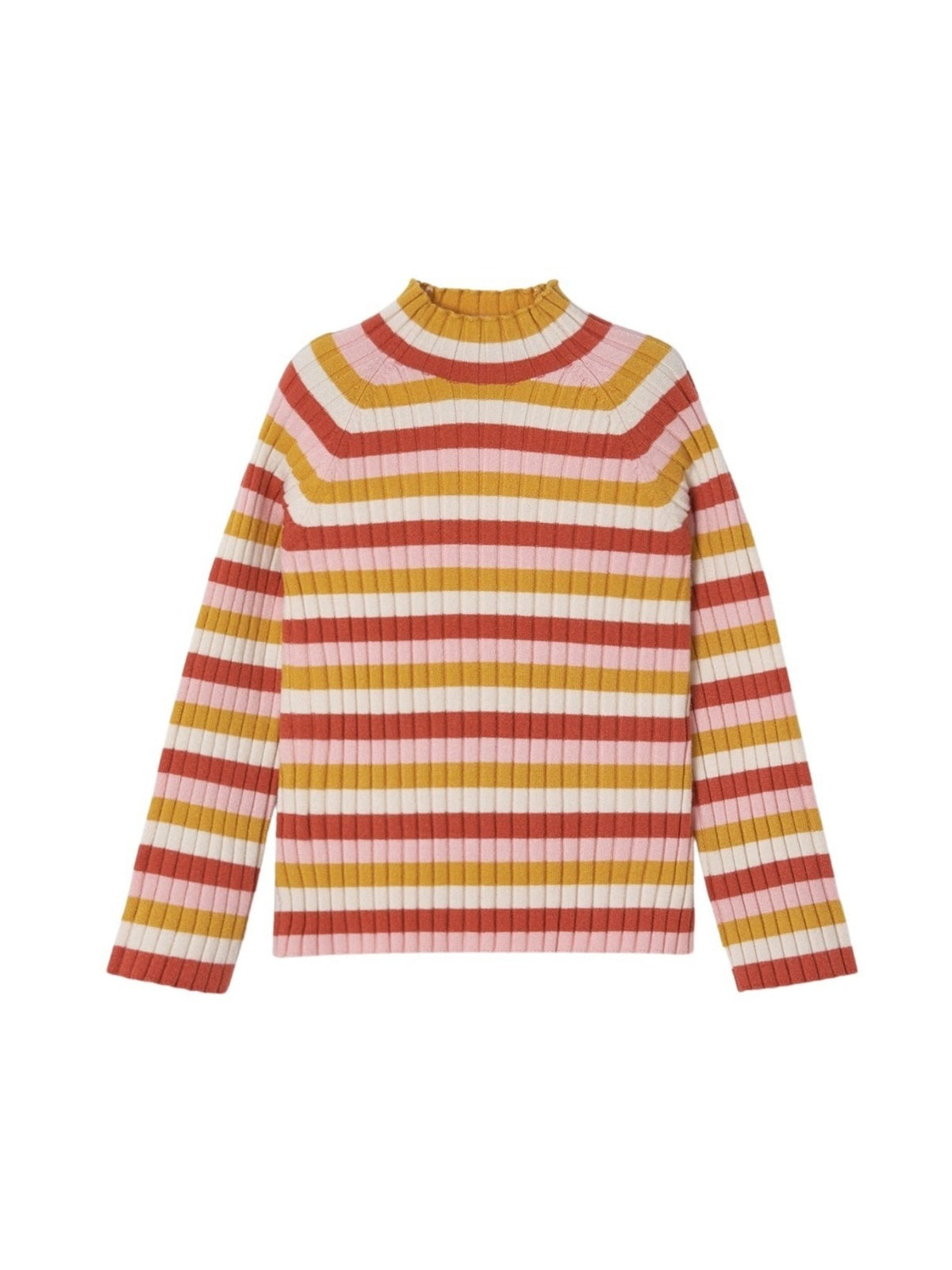 Camisola meia gola tricô Laranja    (Laranja Outono)  para Menina - Mayoral