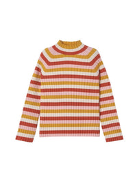 Camisola meia gola tricô Laranja    (Laranja Outono)  para Menina - Mayoral