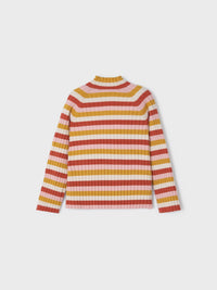 Camisola meia gola tricô Laranja    (Laranja Outono)  para Menina - Mayoral