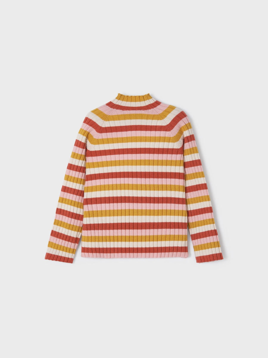 Camisola meia gola tricô Laranja    (Laranja Outono)  para Menina - Mayoral