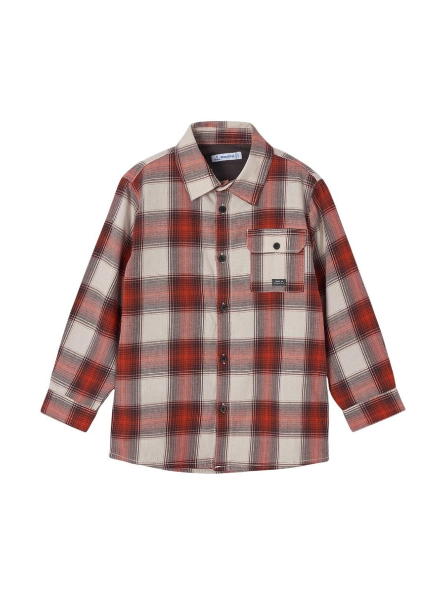 Sobrecamisa xadrez Oxido      (Cinza)  para Menino - Mayoral