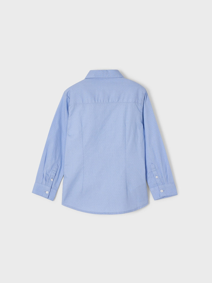Camisa m/comp. laço Celeste    (Celeste)  para Menino - Mayoral