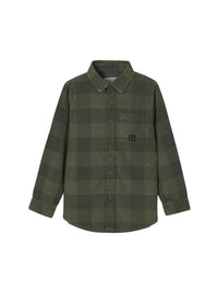 Camisa bombazina xadrez Bosque     (Verde)  para Menino - Mayoral