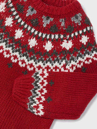 Jersey jacquard Vermelho   (Vermelho)  para Menina - Mayoral