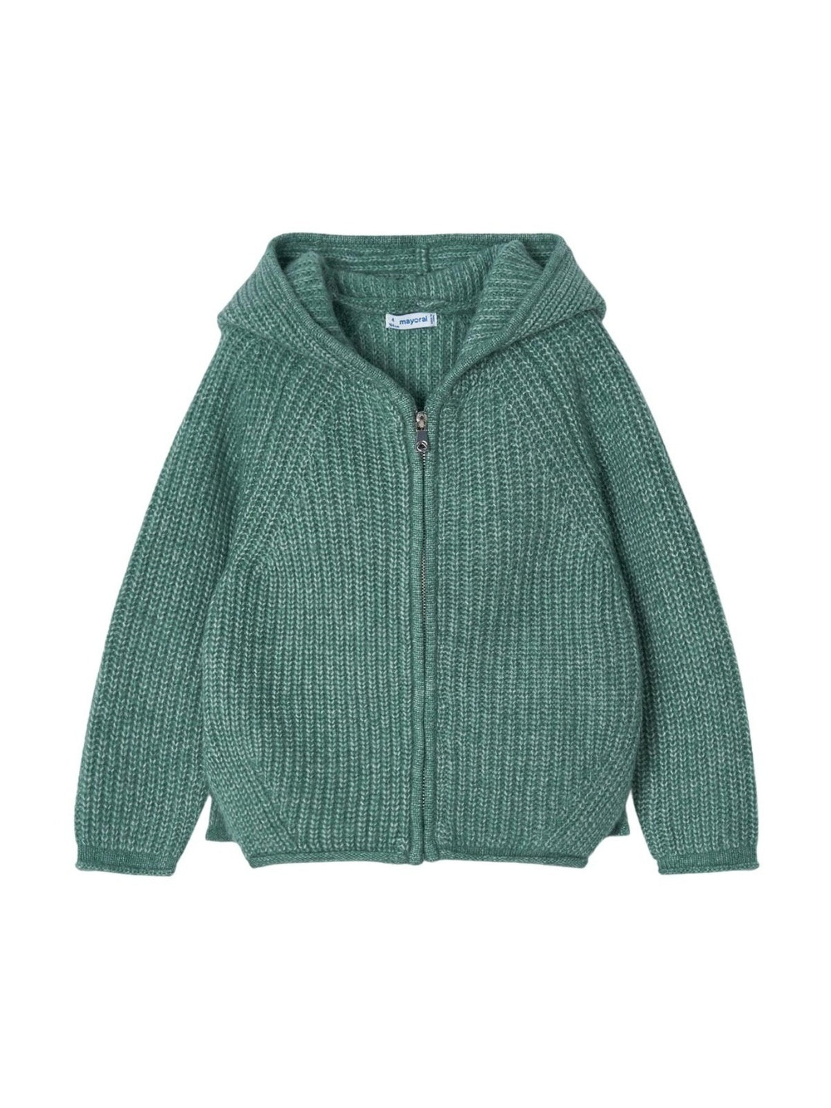 Casaco tricô Pato mesc  (Verde Esmeralda)  para Menina - Mayoral