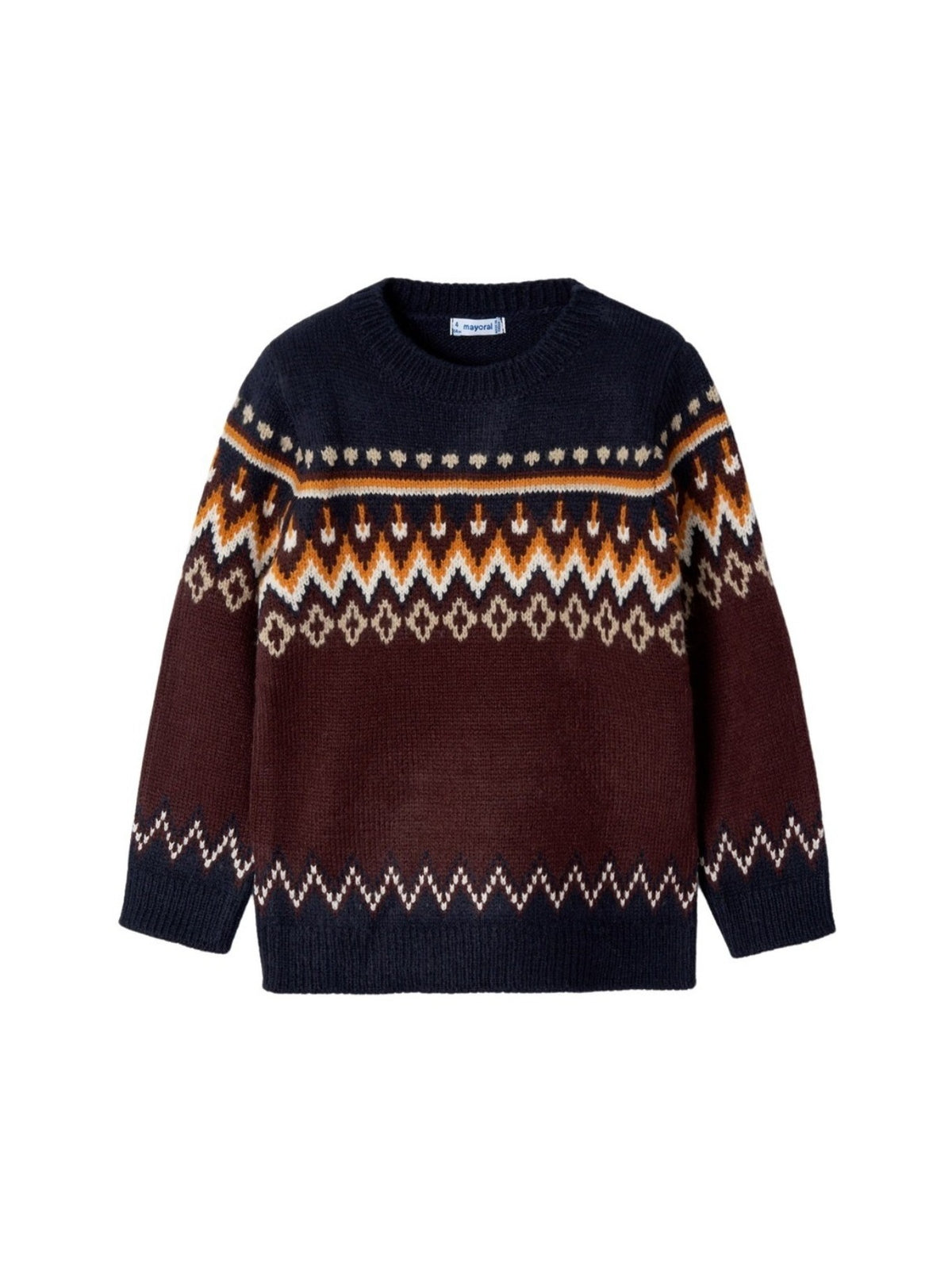 Jersey jacquard Ameixa     (Bordeaux)  para Menino - Mayoral