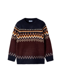 Jersey jacquard Ameixa     (Bordeaux)  para Menino - Mayoral