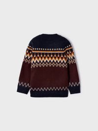 Jersey jacquard Ameixa     (Bordeaux)  para Menino - Mayoral