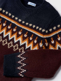 Jersey jacquard Ameixa     (Bordeaux)  para Menino - Mayoral
