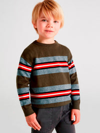 Jersey riscas Bosque     (Verde)  para Menino - Mayoral