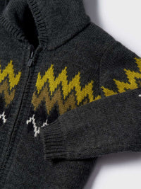 Casaco tricot jacquard Fossil vig (Creme / Pérola)  para Menino - Mayoral