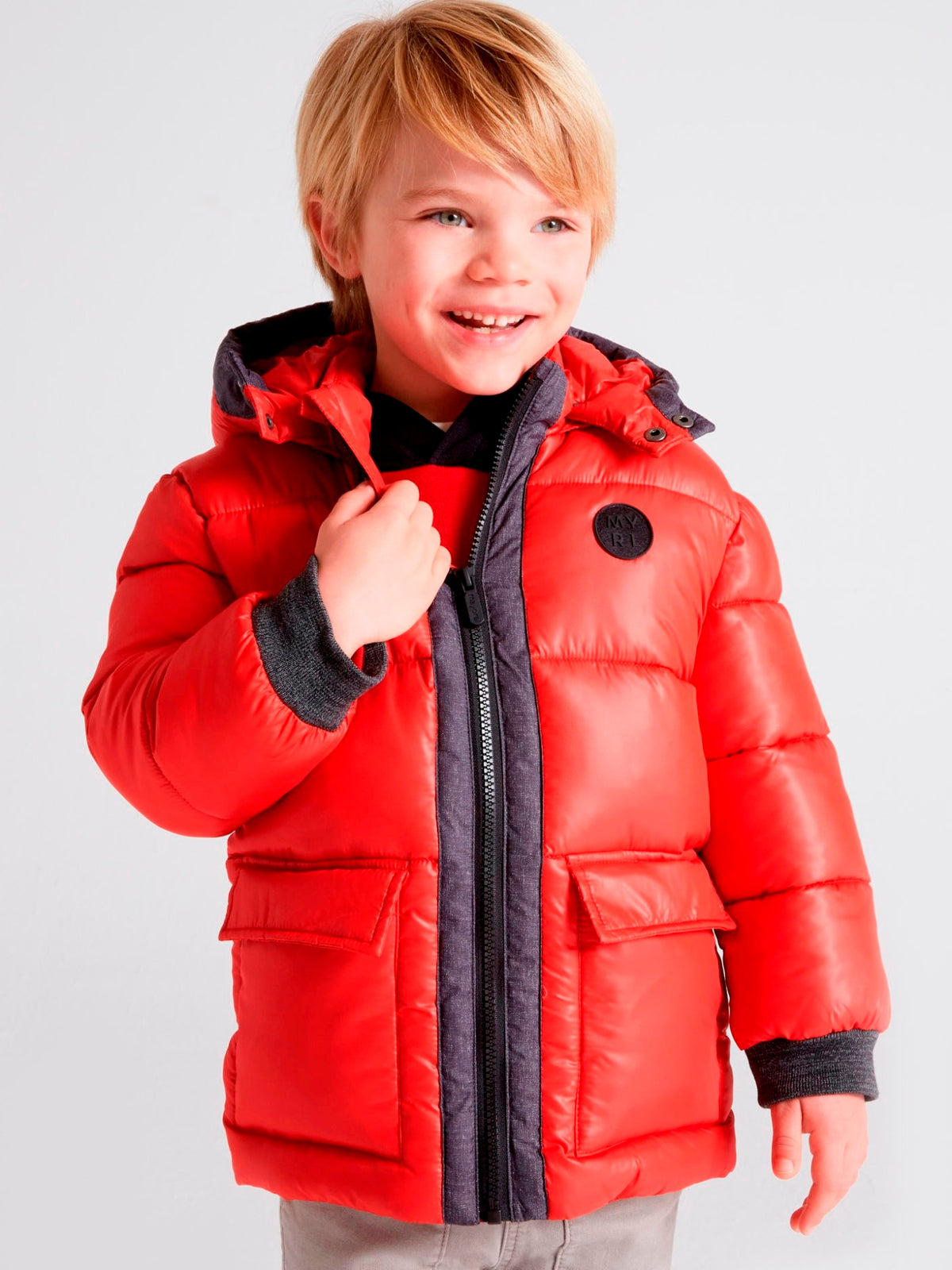 Blusão contrastes Goji       (Vermelho)  para Menino - Mayoral