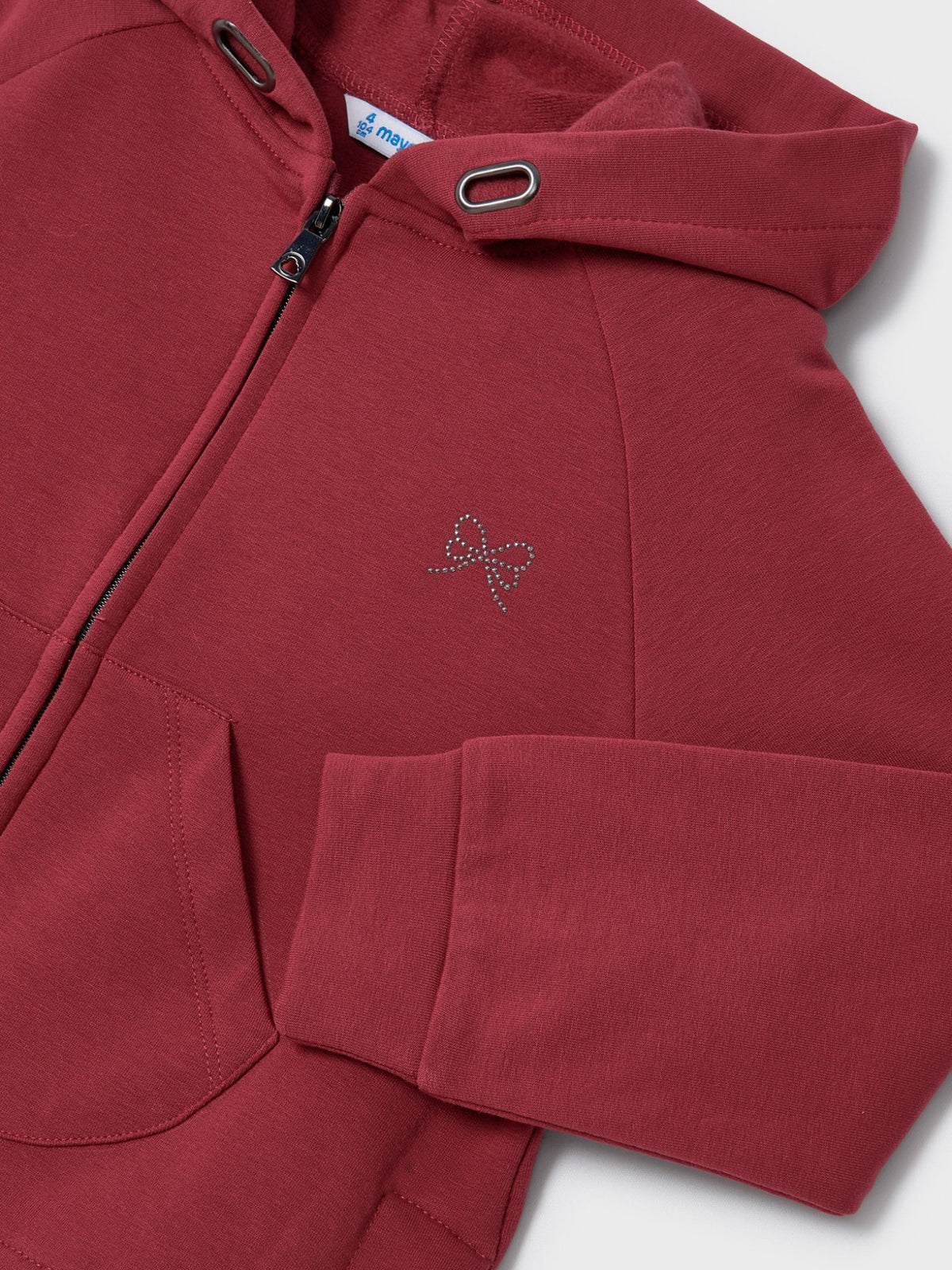 Casaco sport felpa Groselha   (Vermelho Escuro)  para Menina - Mayoral