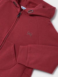 Casaco sport felpa Groselha   (Vermelho Escuro)  para Menina - Mayoral