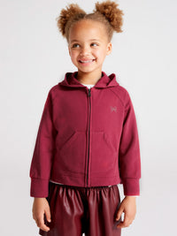 Casaco sport felpa Groselha   (Vermelho Escuro)  para Menina - Mayoral