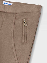 Calça fechos Topeira    (Castanho Claro)  para Menina - Mayoral