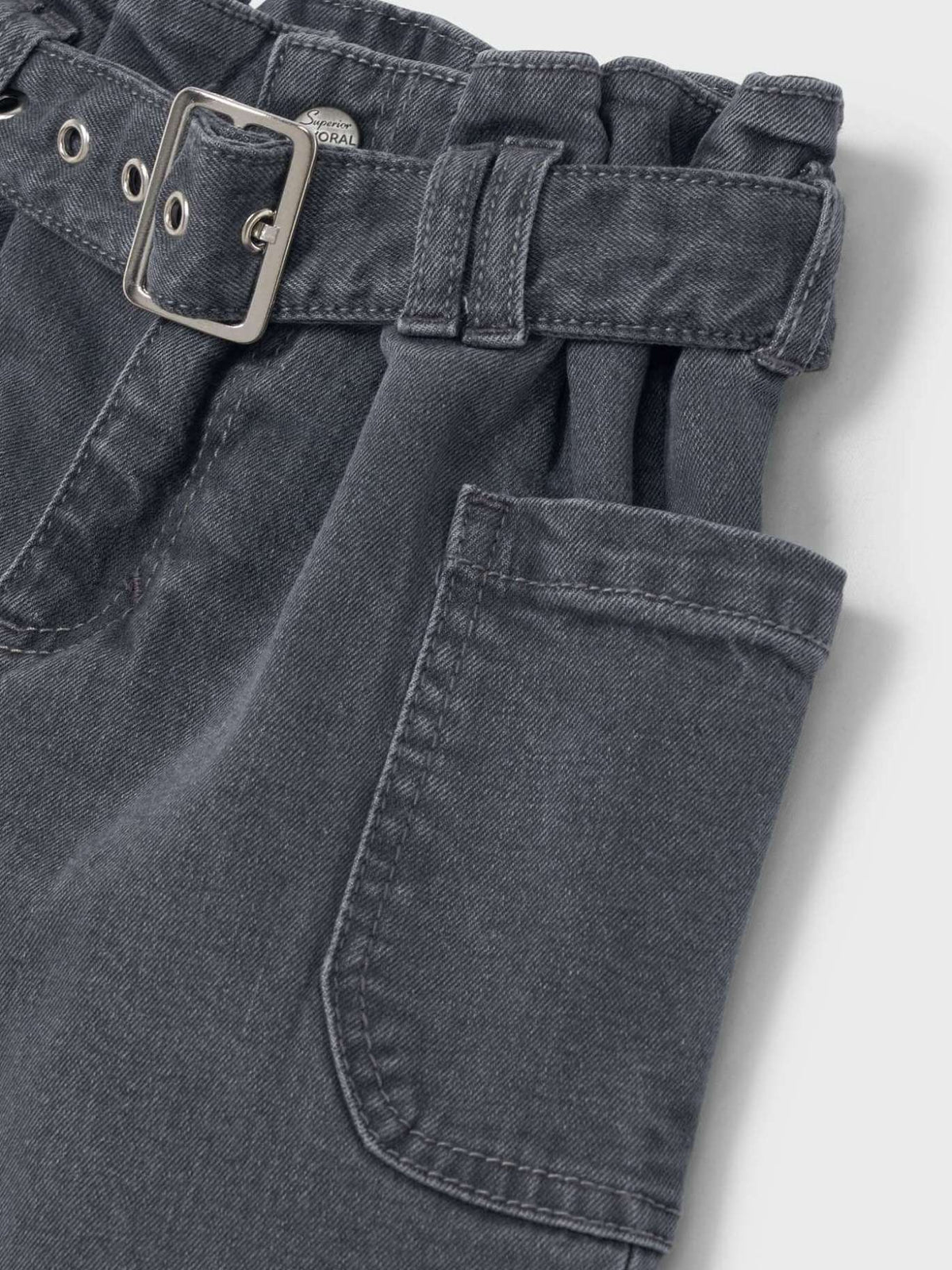Calça slouchy Cinza      (Cinza)  para Menina - Mayoral