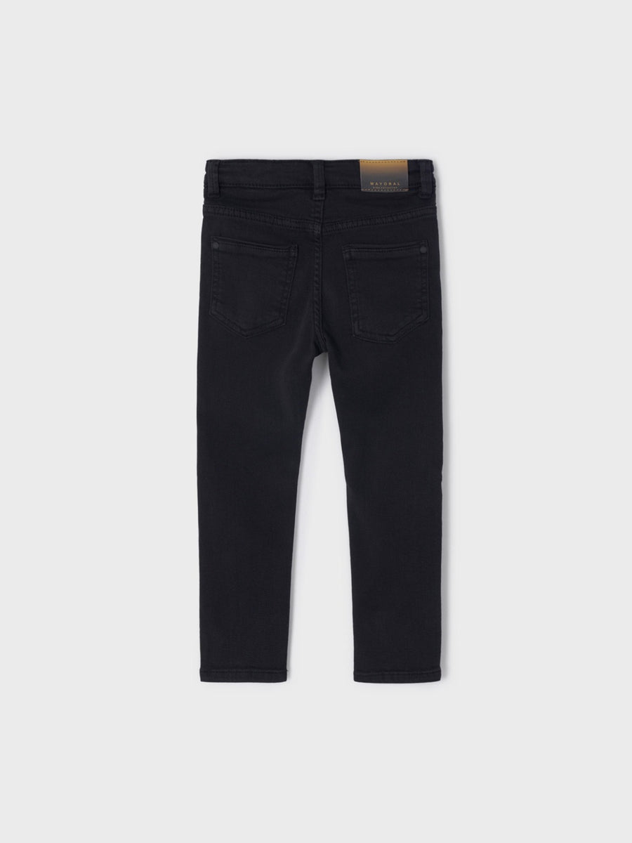 Calça 5b skinny sarja Preto      (Preto)  para Menino - Mayoral