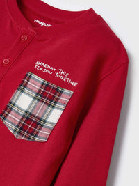 Pijama xadrez Vermelho   (Vermelho)  para Menino - Mayoral