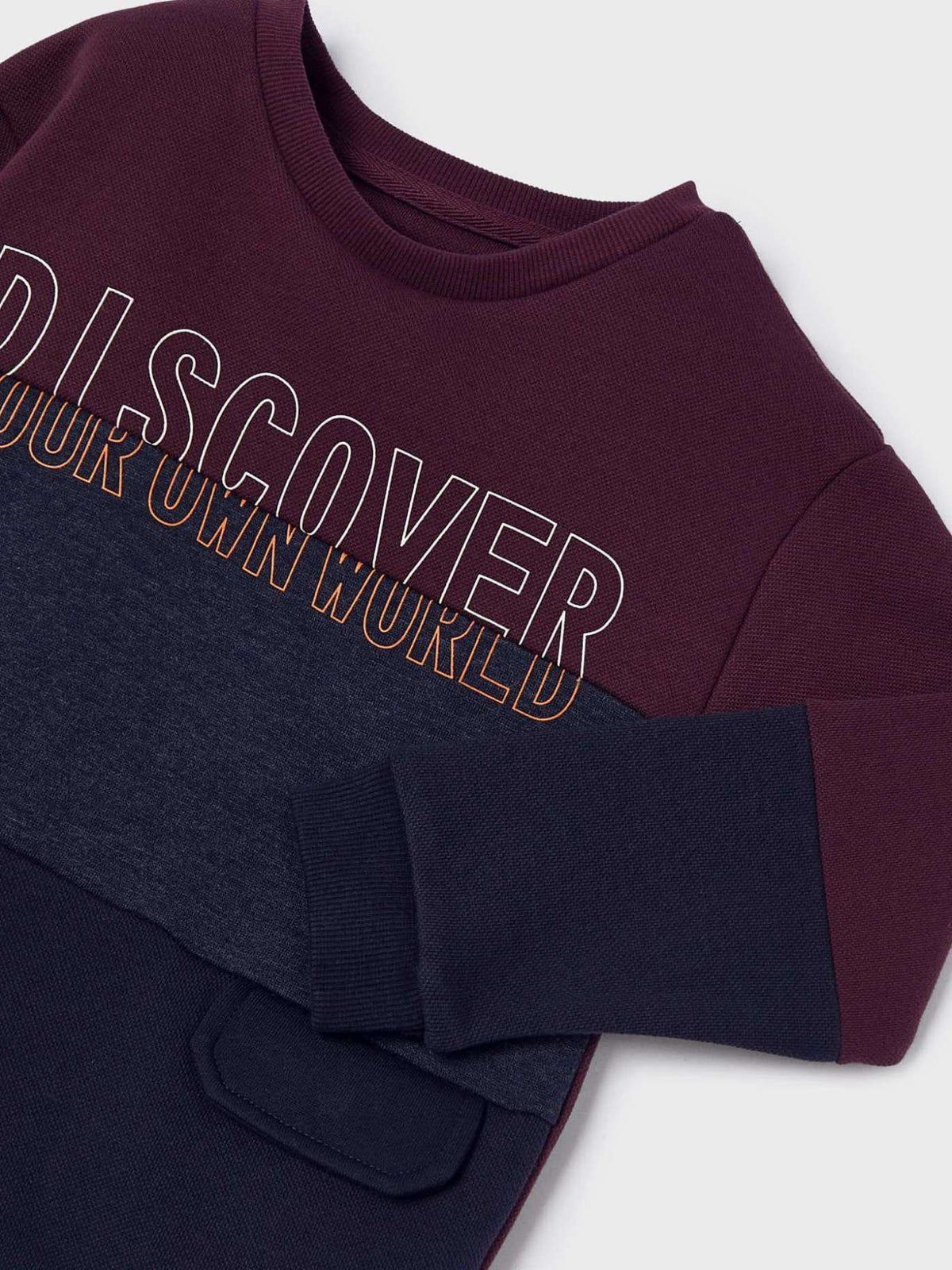 Fato treino 1p sweat blocking Ameixa     (Bordeaux)  para Menino - Mayoral