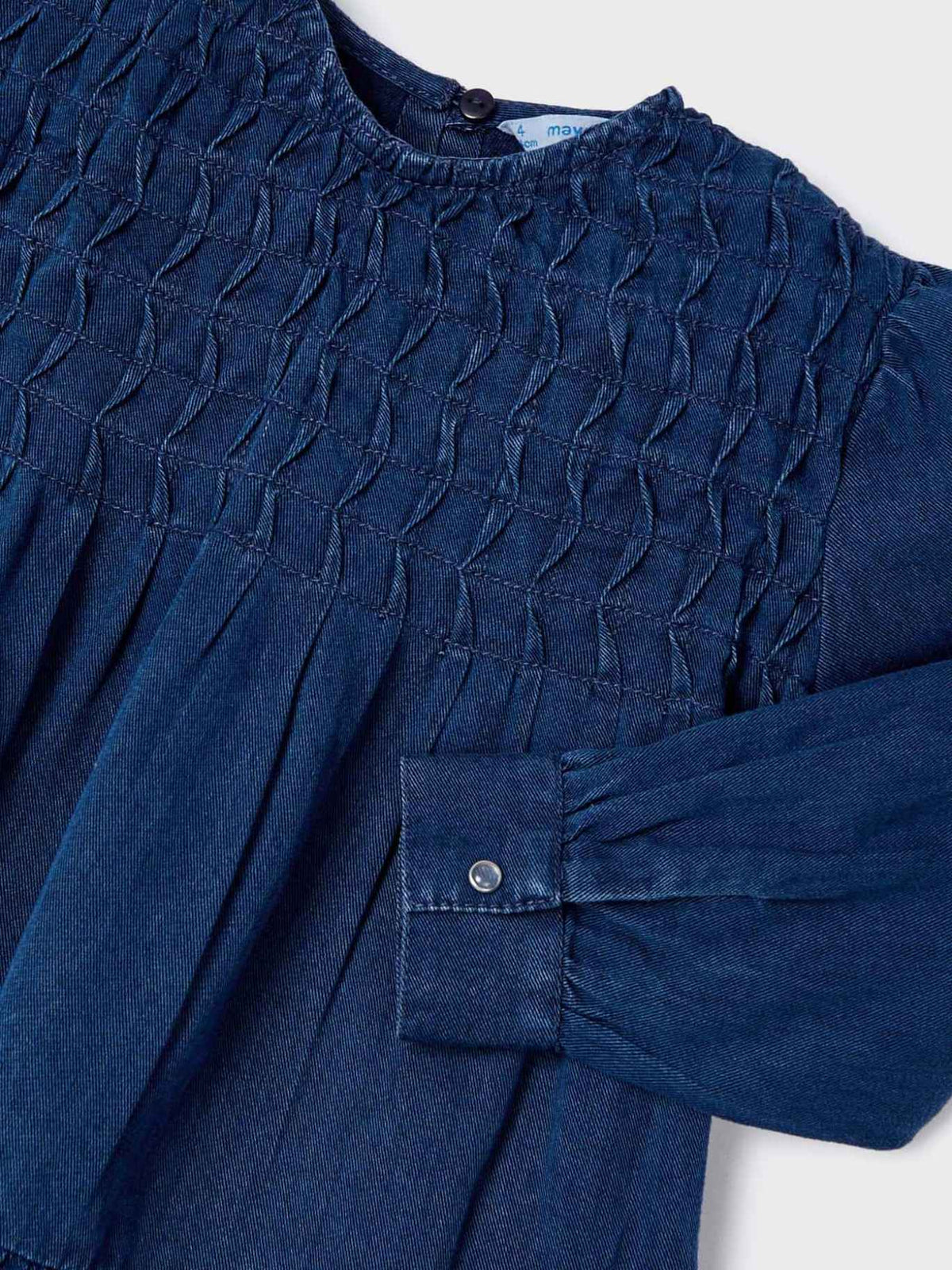 Vestido Ganga Azul ganga (Ganga)  para Menina - Mayoral